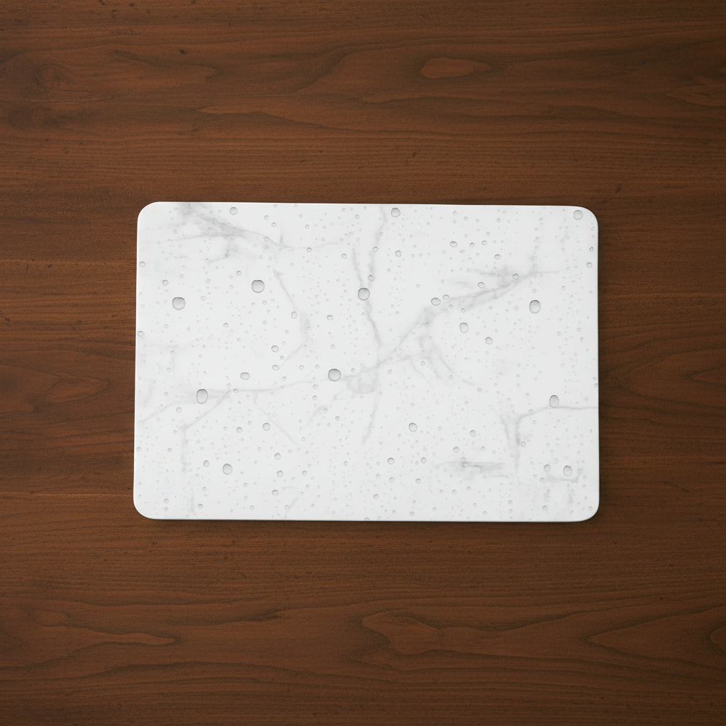Alfombrilla de baño de piedra diatomea Calma Home, diseño minimalista
