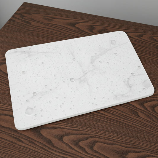 Alfombrilla de baño de piedra diatomea Calma Home, diseño minimalista
