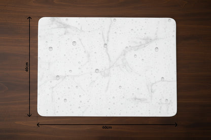 Alfombrilla de baño de piedra diatomea Calma Home, diseño minimalista