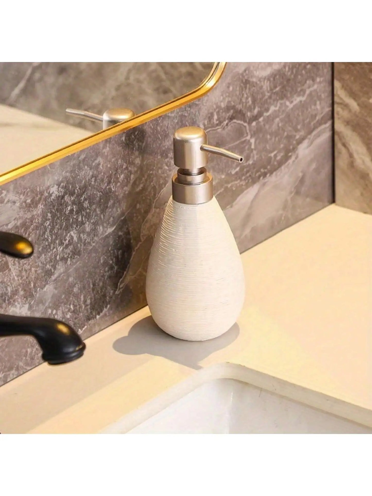 Dispensador de Jabón de Cerámica Estilo Retro