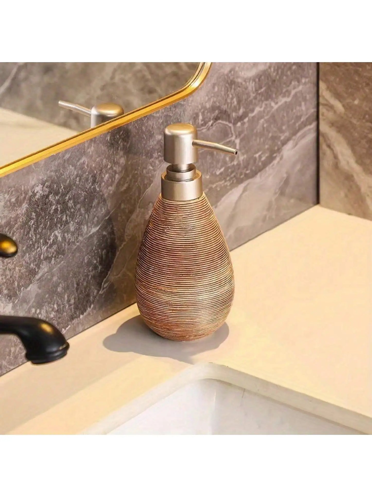 Dispensador de Jabón de Cerámica Estilo Retro